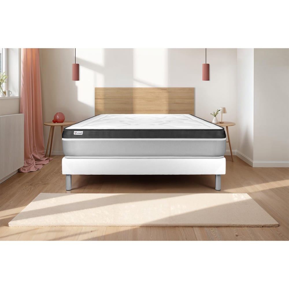 Vitalit Matratze aus Polyurethan-Memory-Schaum 180 x 200 cm, weiß style modern - Stoff