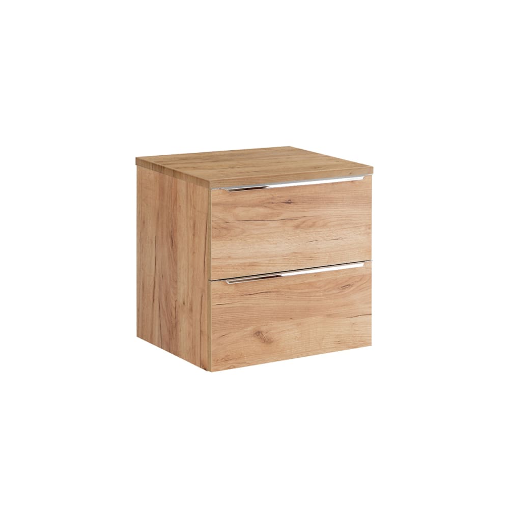 Petits meubles Waschtischunterschrank 60cm Laminierte Platten Weiß Weiß Spanplatte