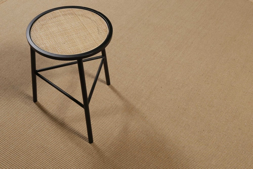 Tapis en jute, antidérapant couleur naturel Ø200 — vue 3