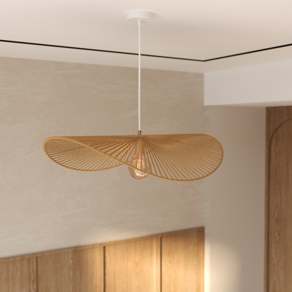 Suspension en papier de corde 75 cm — vue 3
