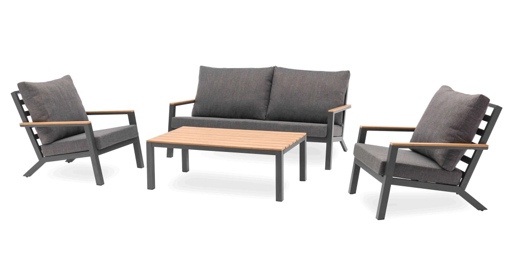 Salon de jardin 5 pl - plateau