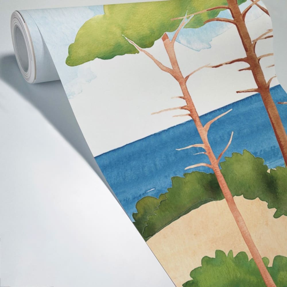 Papier peint panoramique - multicolore - intissé - 7 lés : 336x270cm — vue 3