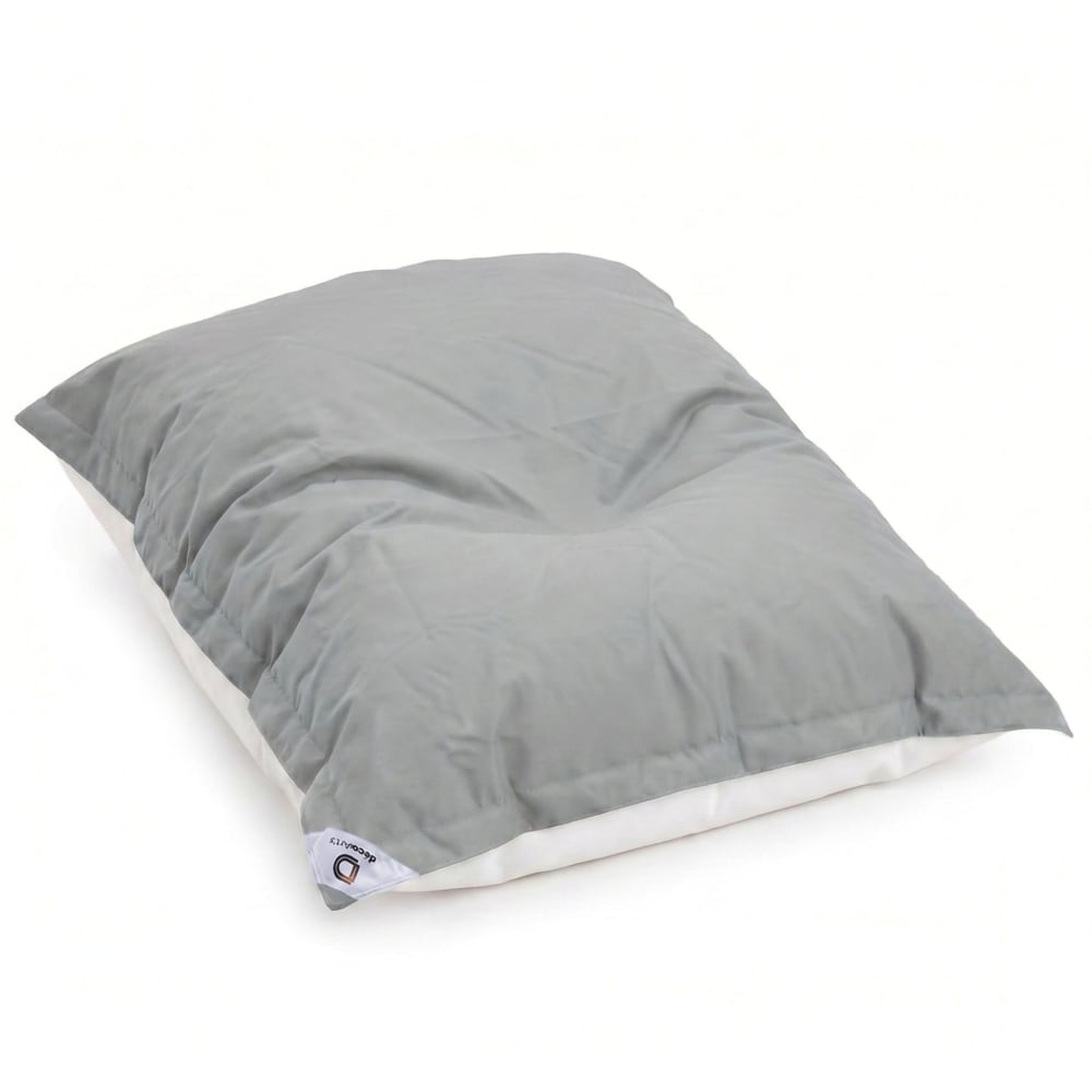 Deco Arts Sitzsack schwimmend Pool XXL abnehmbar UV-beständig 180x140cm Grau style modern Grau Pes - Polyester