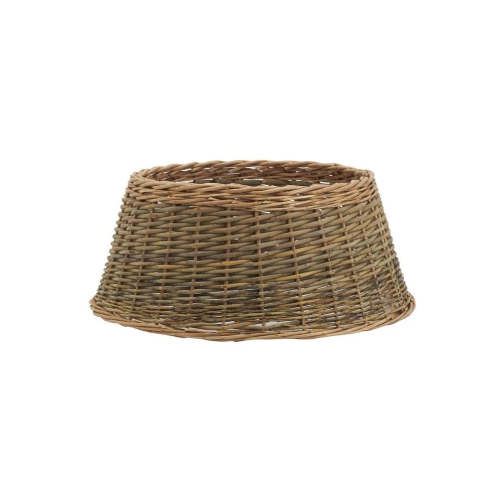 Aubry Gaspard Cache-pied de sapin en osier 2 tons Marron Fibres Naturelles