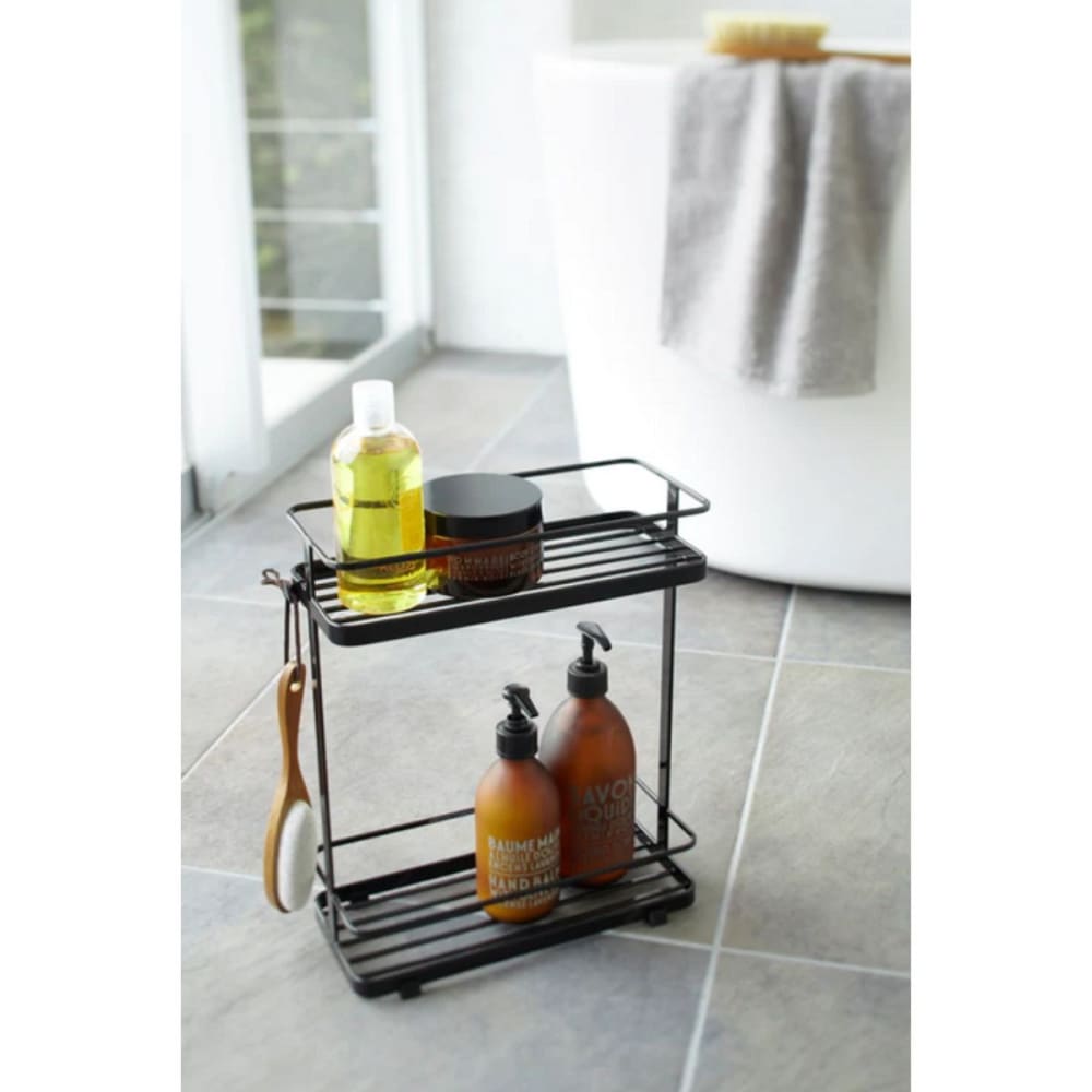 Desserte à roulettes en acier - l38 cm - noir - Maisons du Monde