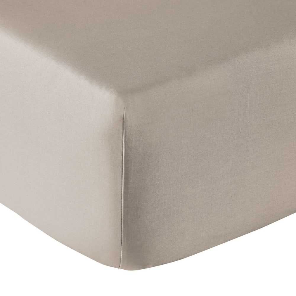 Drap housse coton brume 90x200 cm - Maisons du Monde