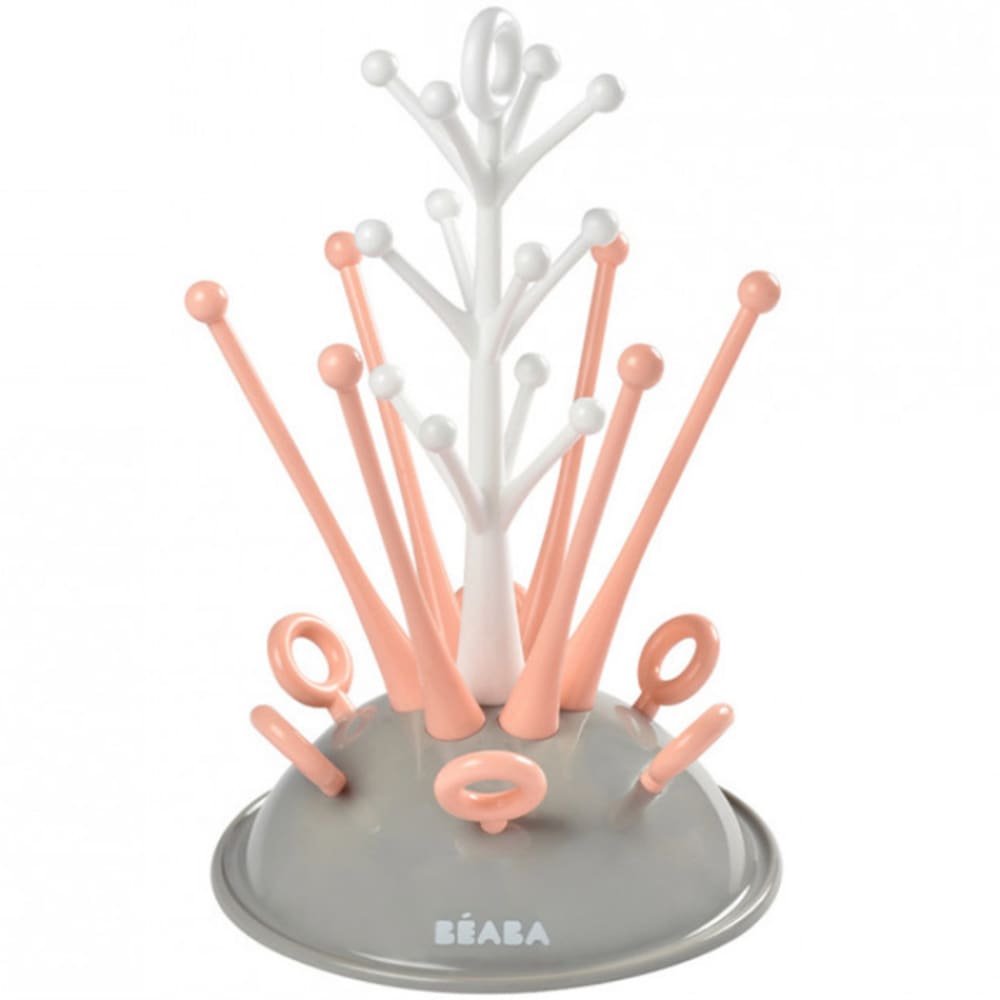 Béaba Egoutte biberons arbre rose Rose Pvc - Poly Chlorure De Vinyle - 22x33x22cm