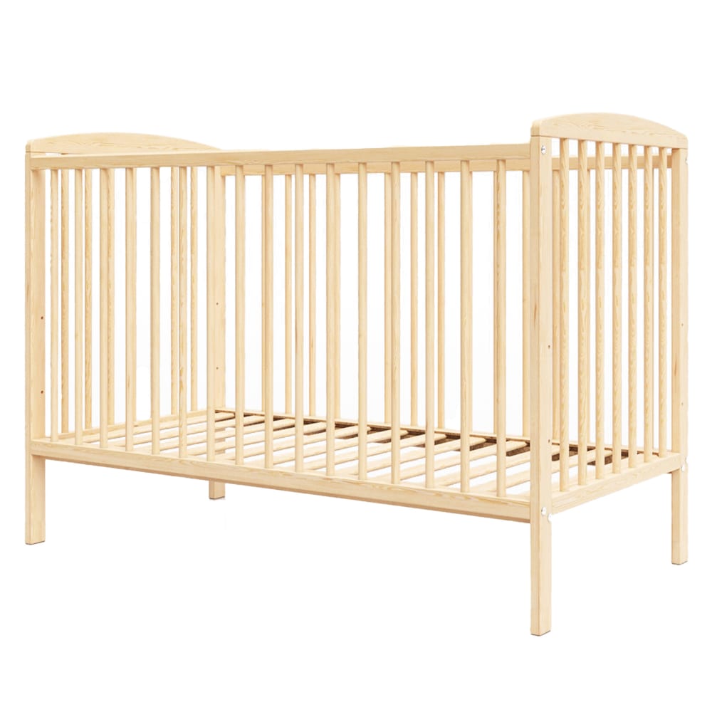 Lit bébé évolutif  en bois naturel - 120x60 cm