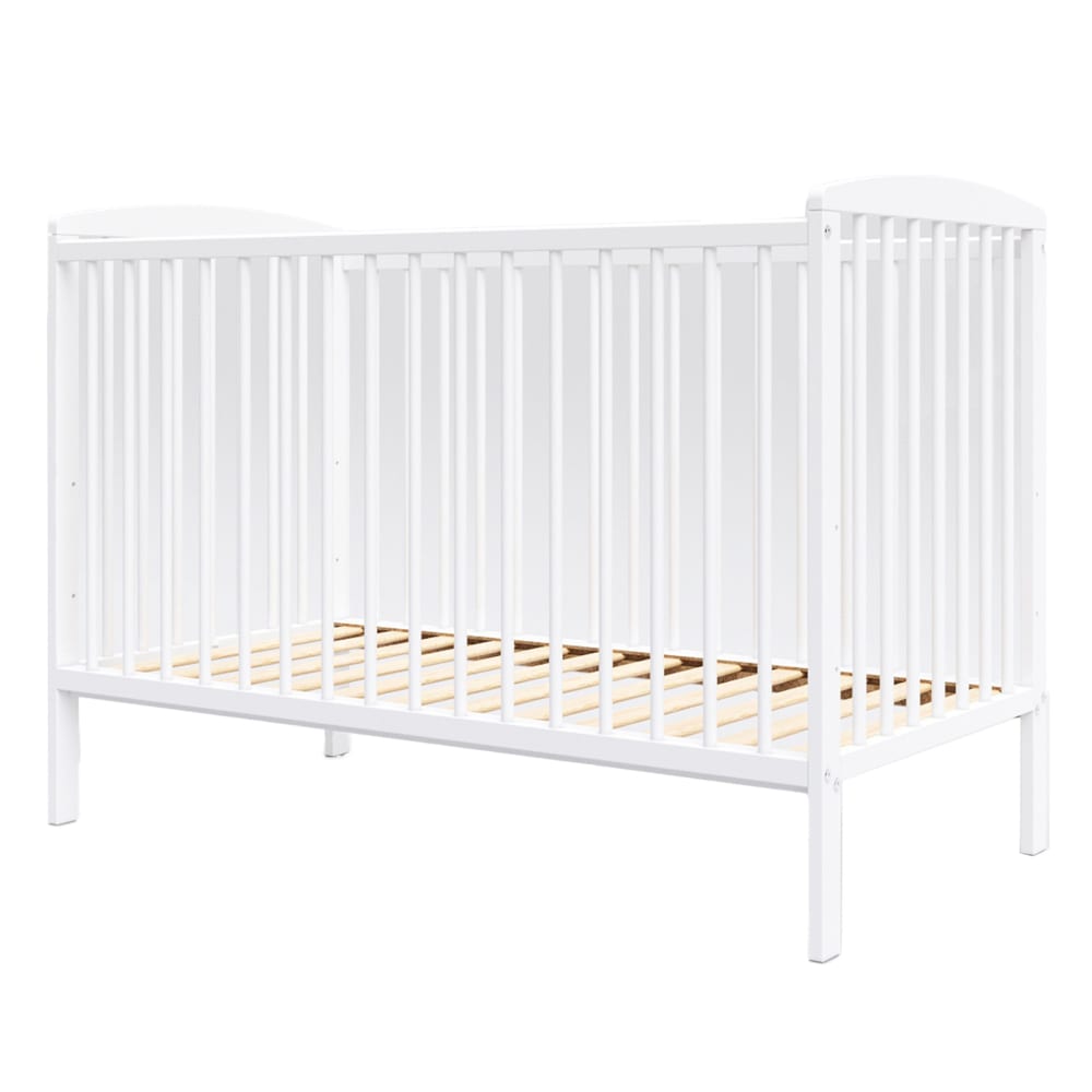 Premiers Moments Mitwachsendes Babybett - 60x120 cm WEISS HOLZ Baby