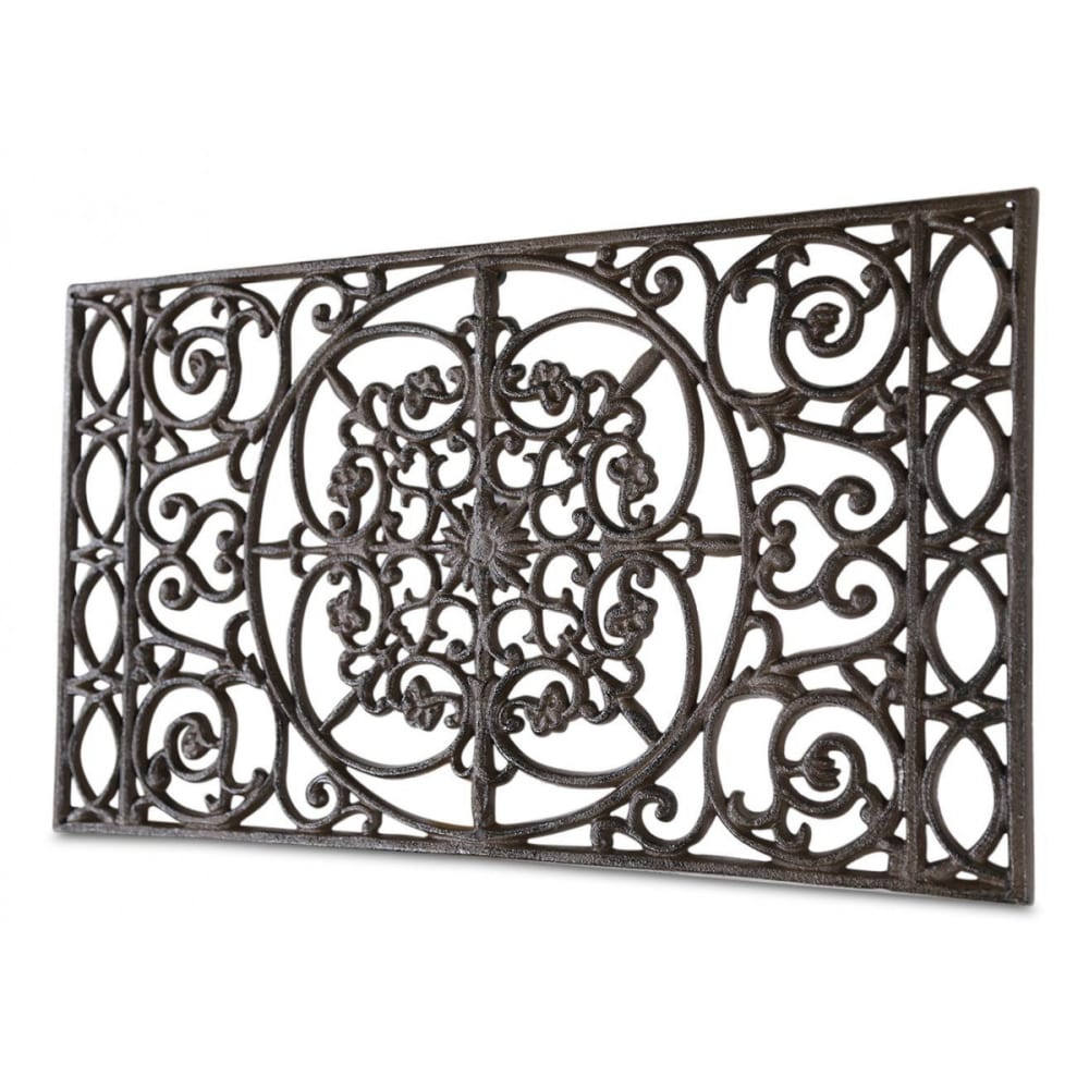 Paillasson rectangulaire fonte marron — vue 4