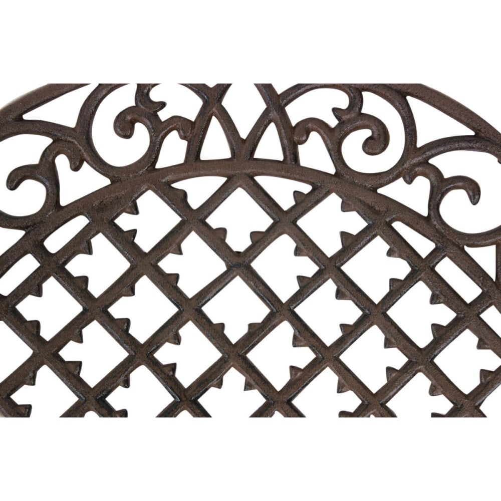 Paillasson demi lune fonte marron — vue 4