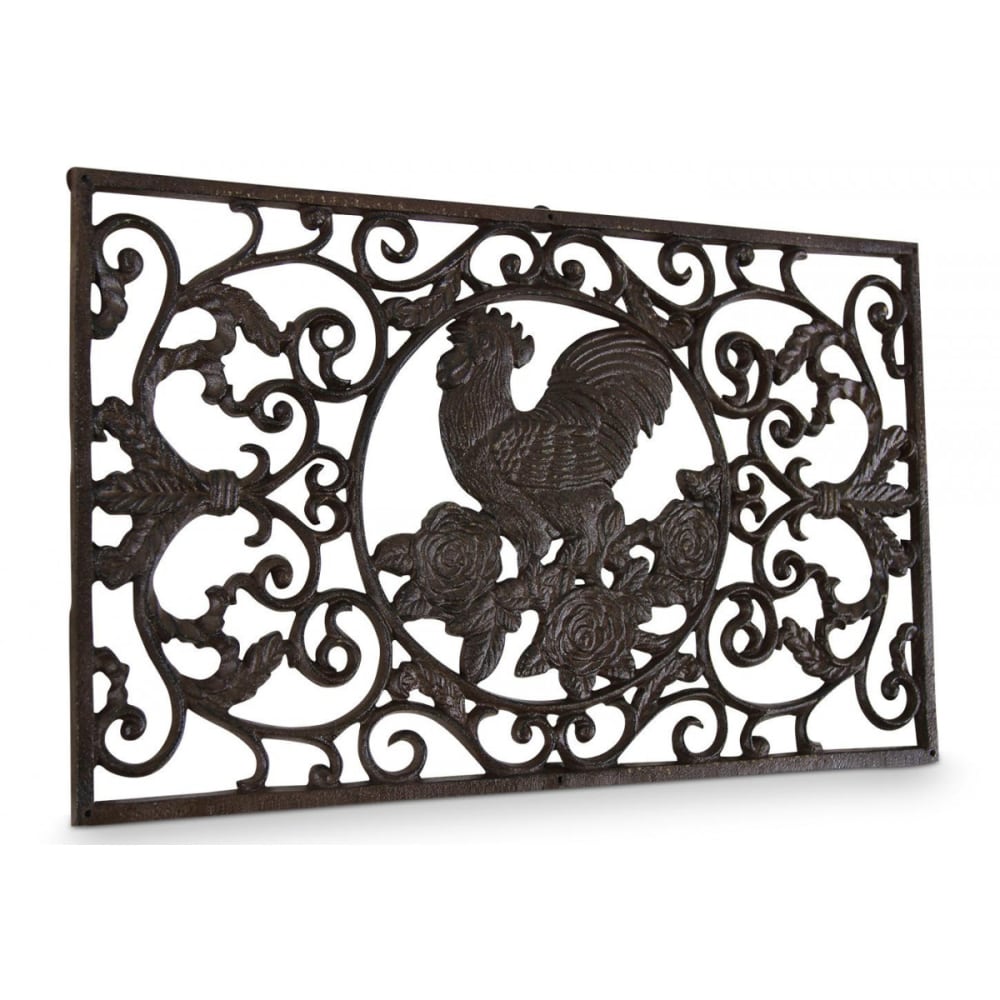 Paillasson rectangulaire fonte marron