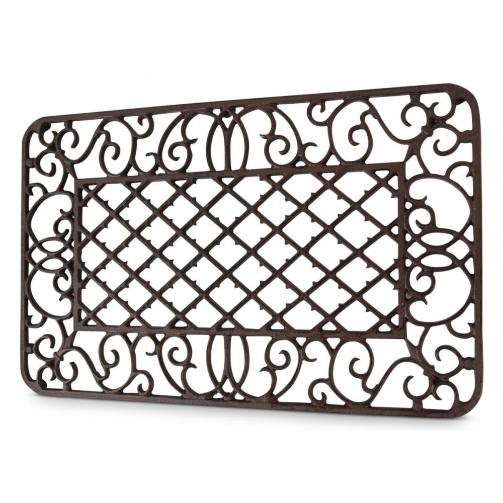 Paillasson rectangulaire fonte marron — vue 4
