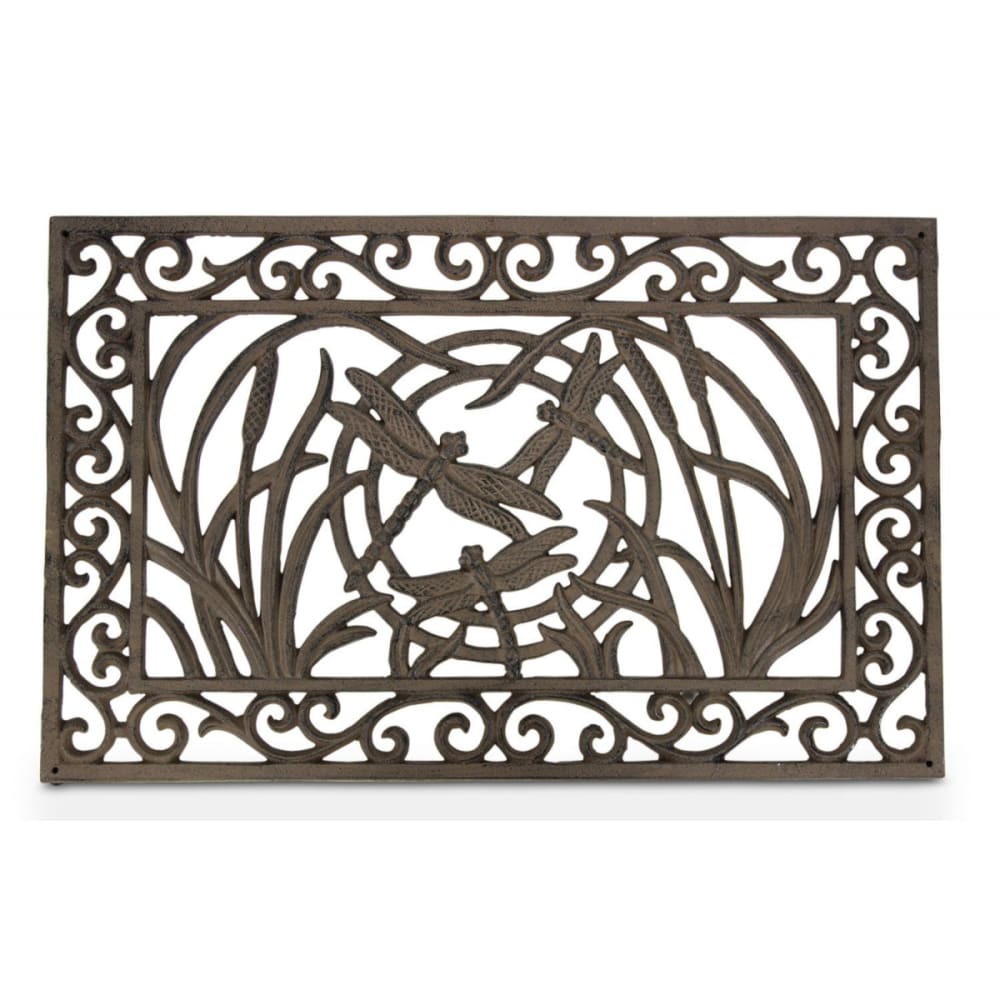 Paillasson rectangulaire fonte marron — vue 3