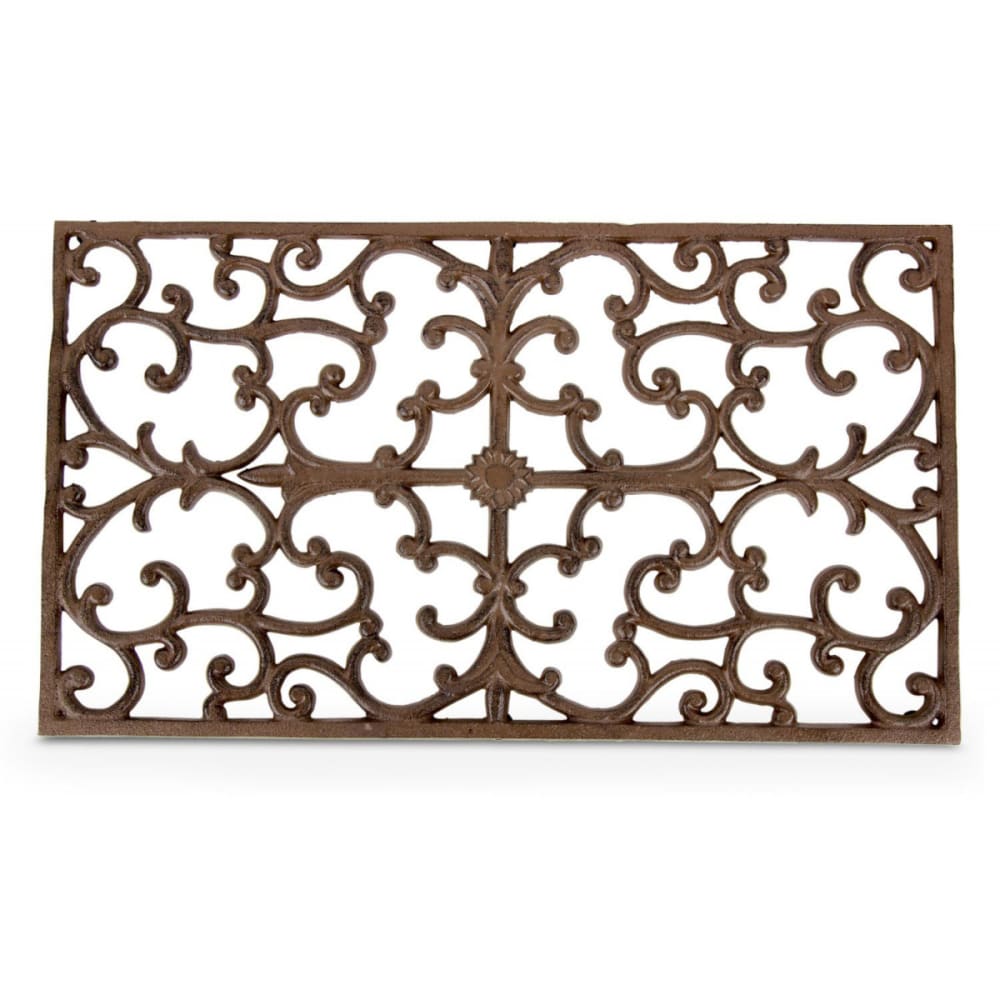 Paillasson rectangulaire fonte marron — vue 3