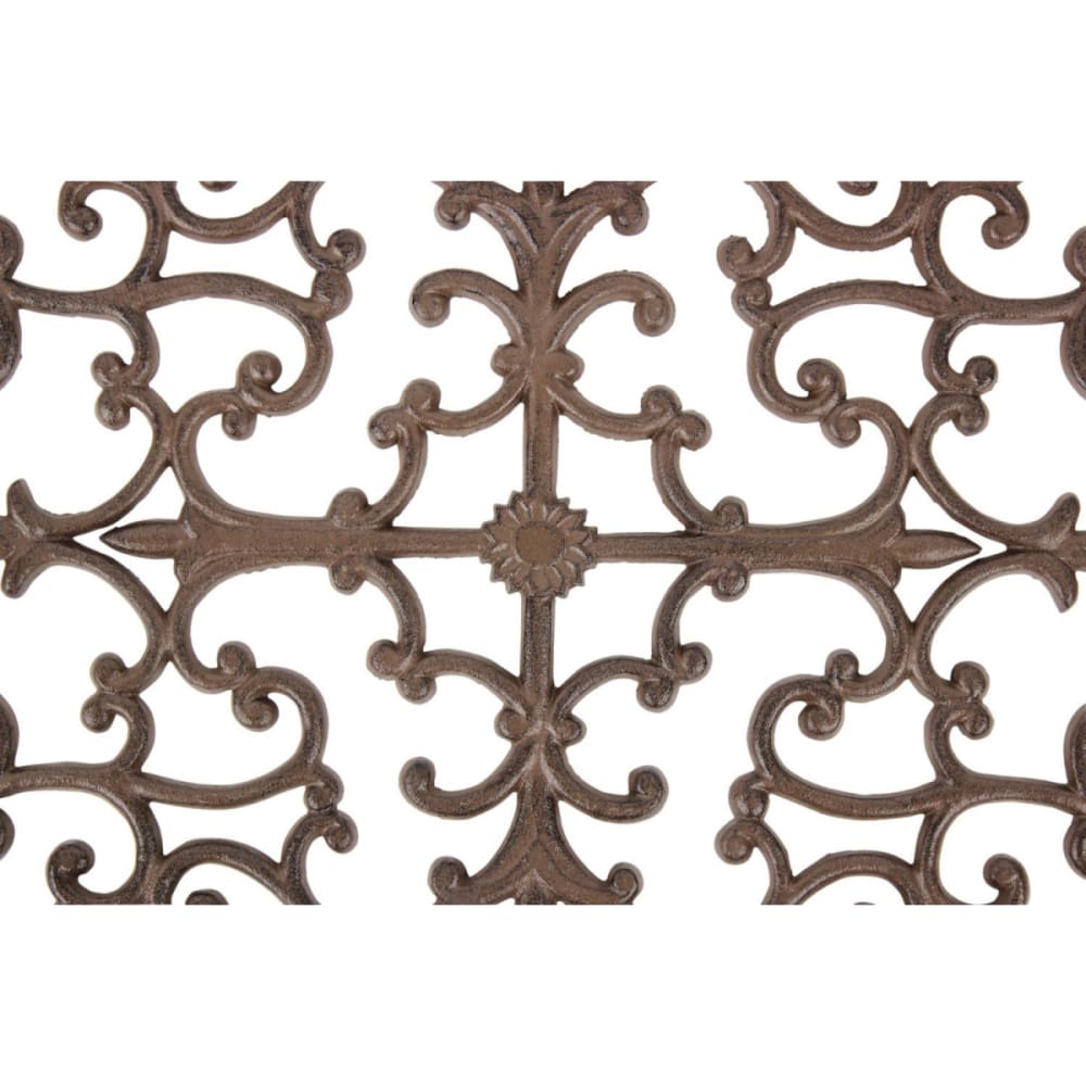 Paillasson rectangulaire fonte marron — vue 4