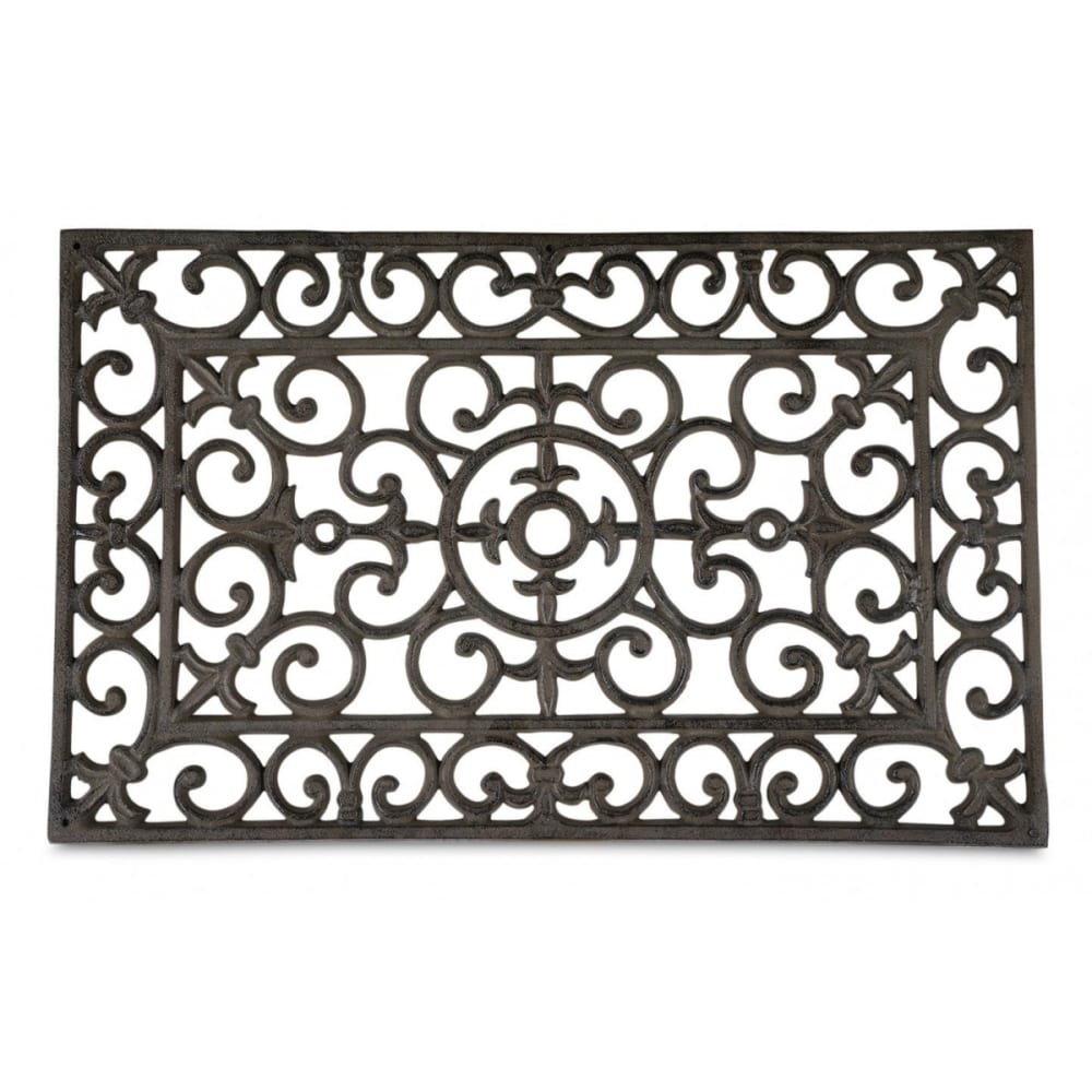 Paillasson rectangulaire fonte marron — vue 3