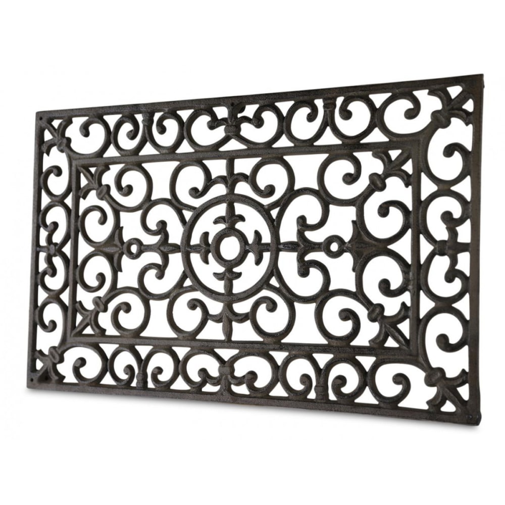 Paillasson rectangulaire fonte marron — vue 4