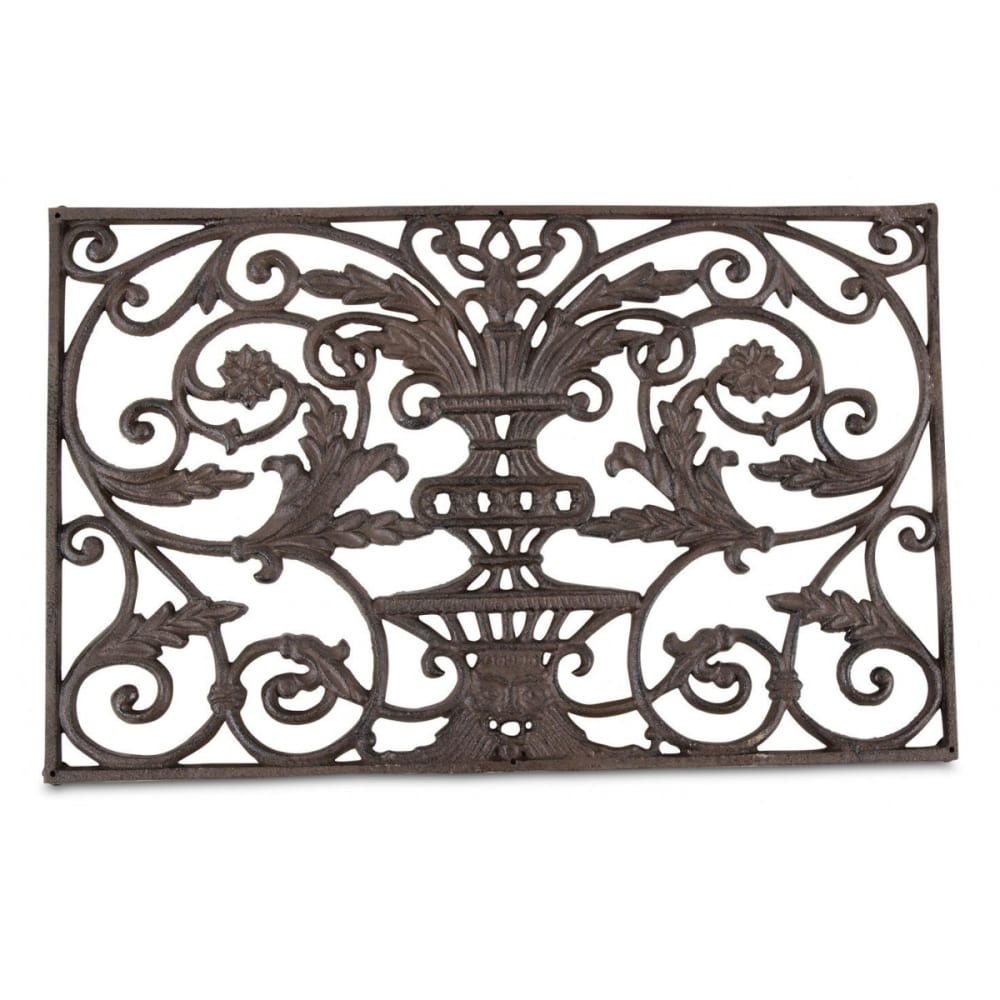 Paillasson rectangulaire fonte marron — vue 3