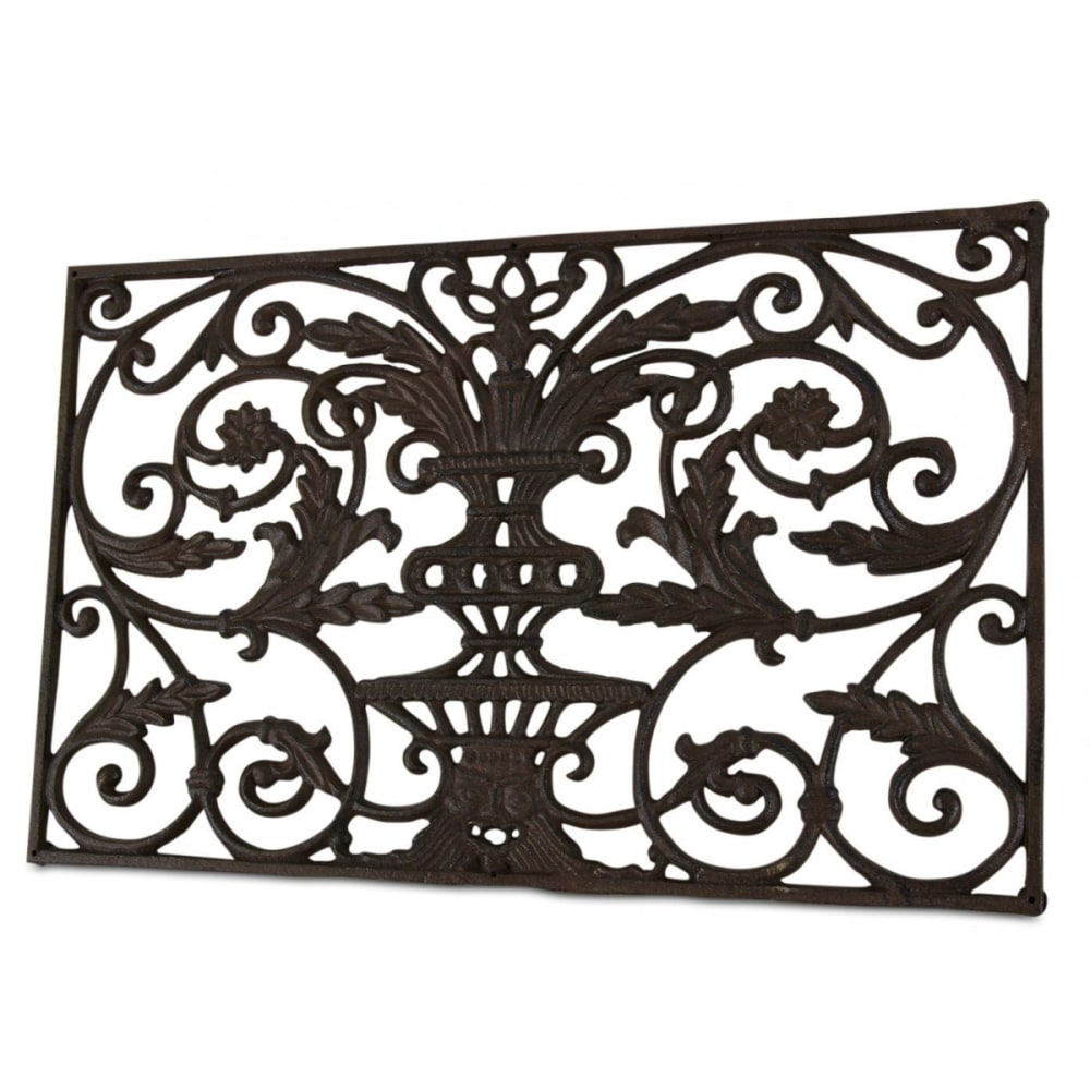 Paillasson rectangulaire fonte marron — vue 4