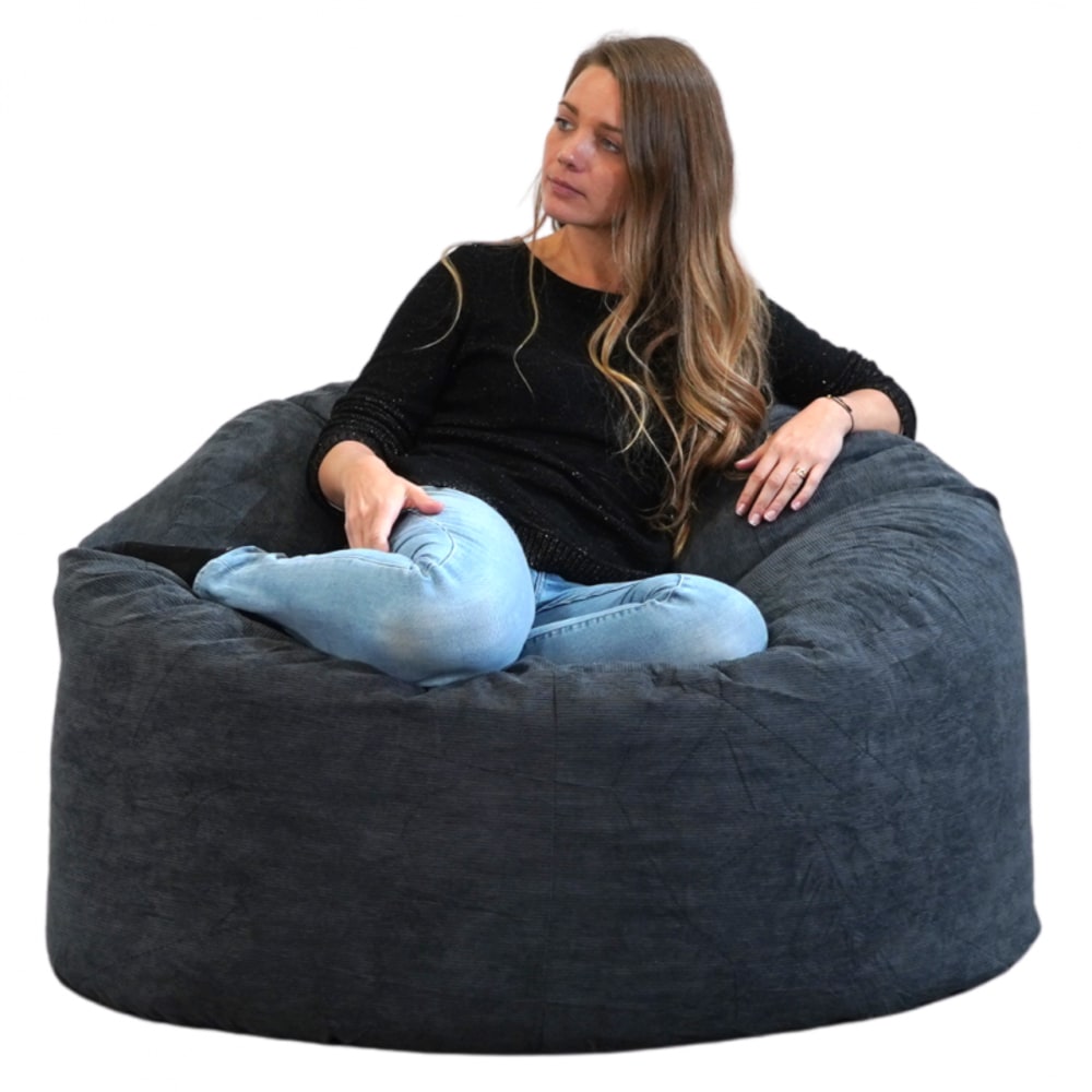 Pouf velours côtelé - 100