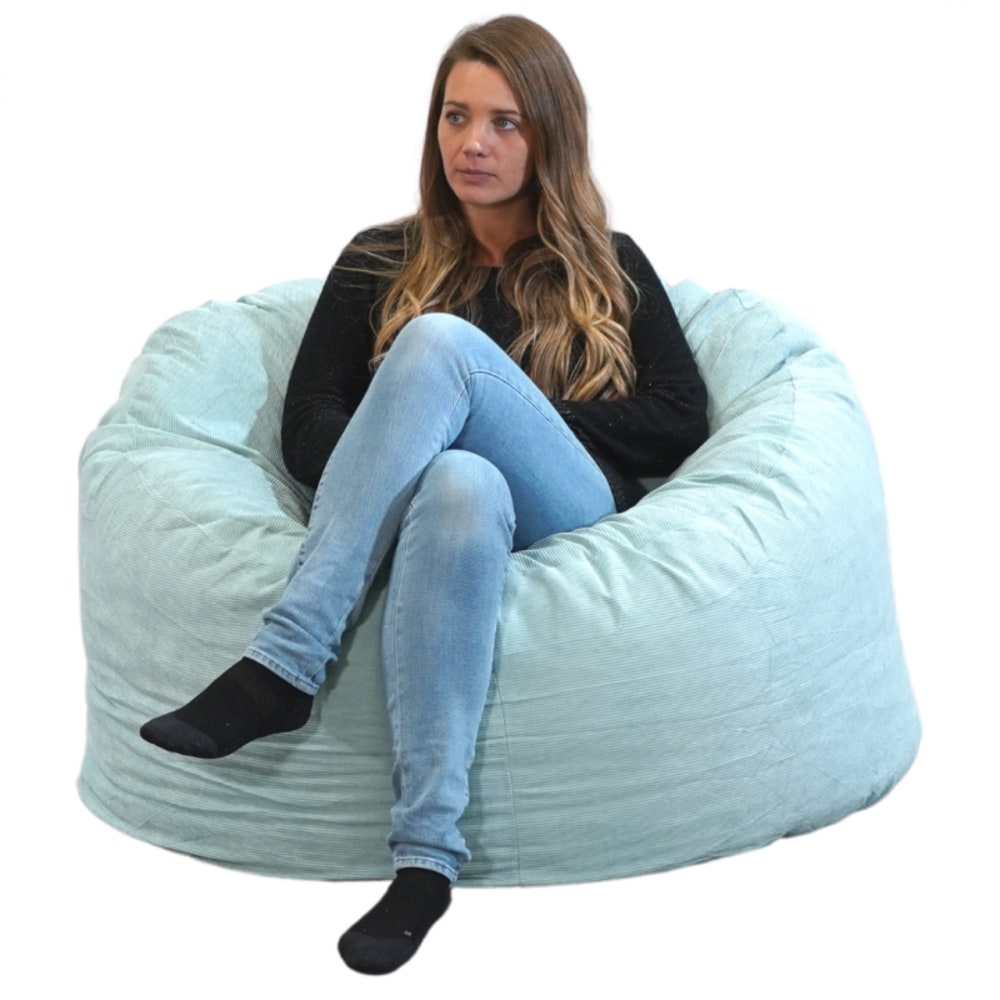 Pouf velours côtelé - 100