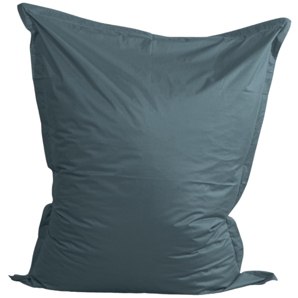 Pouf extérieur imperméable déhoussable anti-UV gris f. 140x180 cm