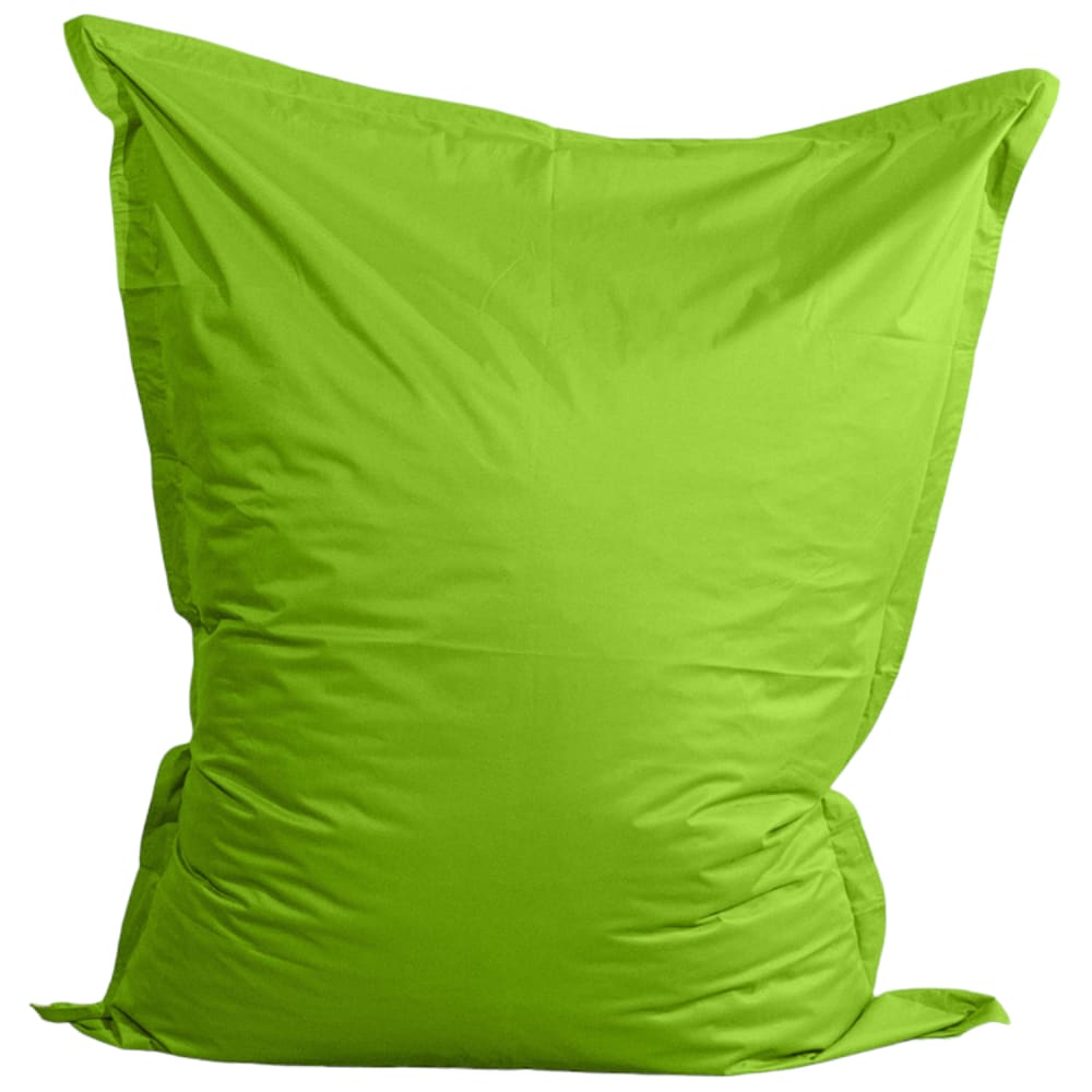 Pouf extérieur imperméable déhoussable anti-UV vert 140 x 180 cm