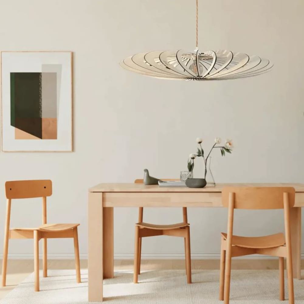 Suspension bois fsc diamètre 85cm bois — vue 4
