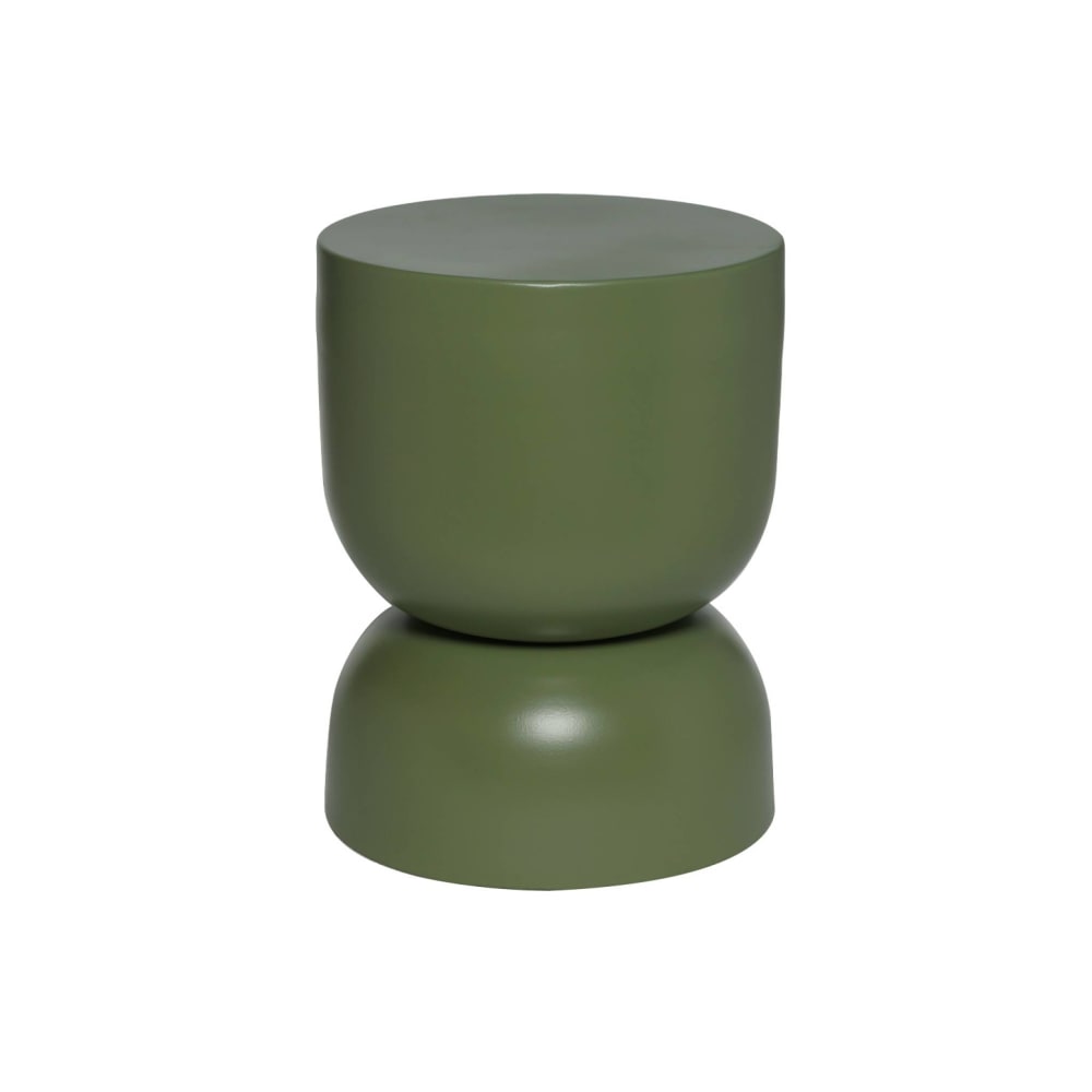 Table d'appoint en métal, vert kaki, d32 - Maisons du Monde