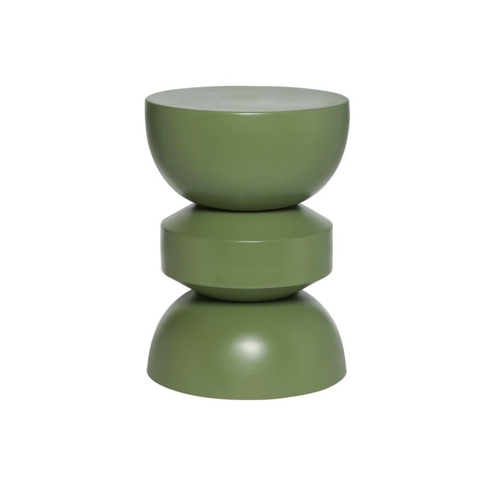 table d'appoint en métal - vert