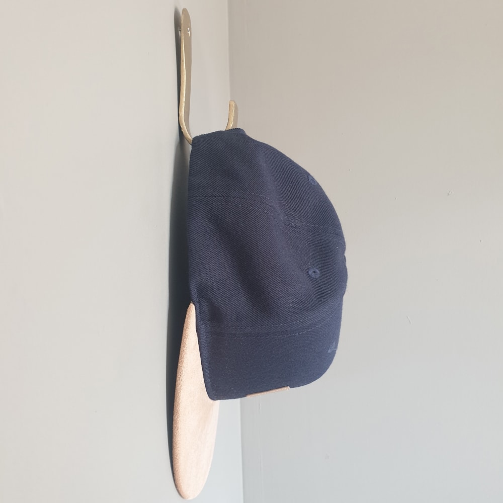 Patère style industriel brut métal doré 10 cm - Maisons du Monde