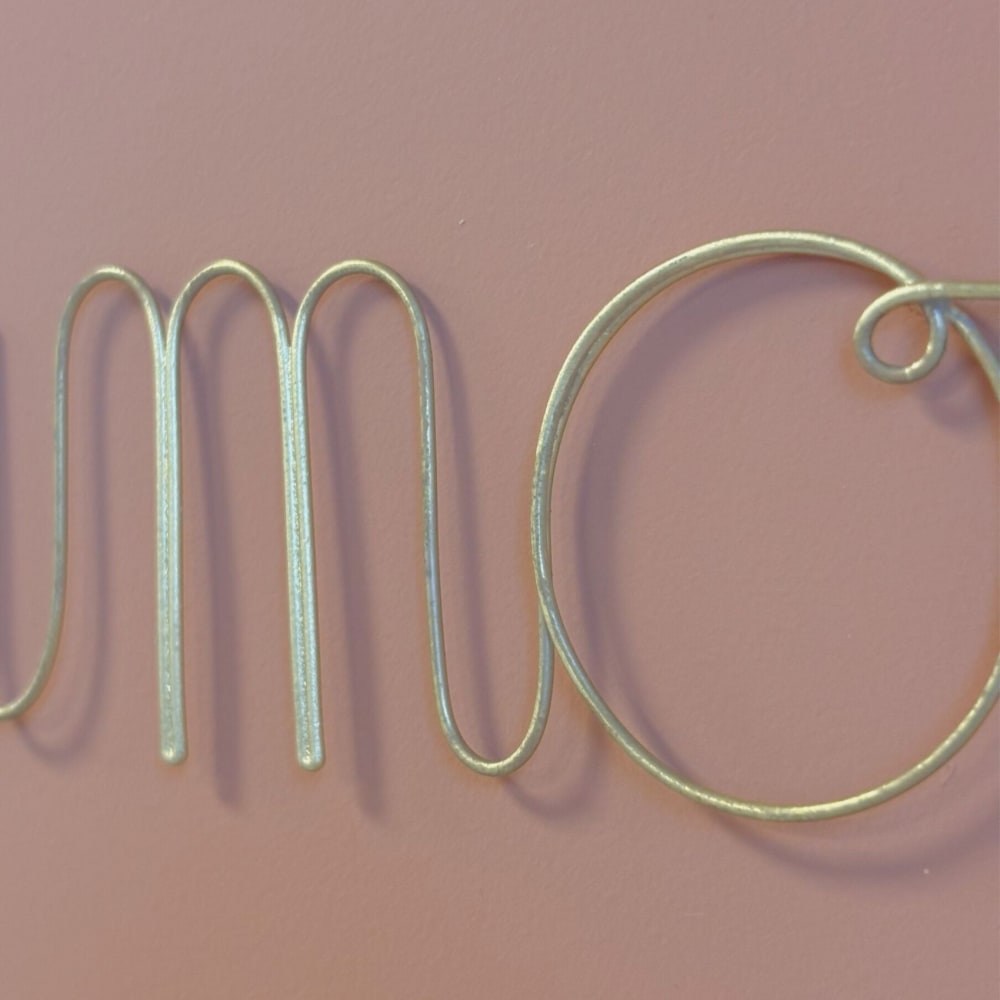 Mot fil de laiton doré "amour" métal doré 0.5 x 28 - Maisons du Monde