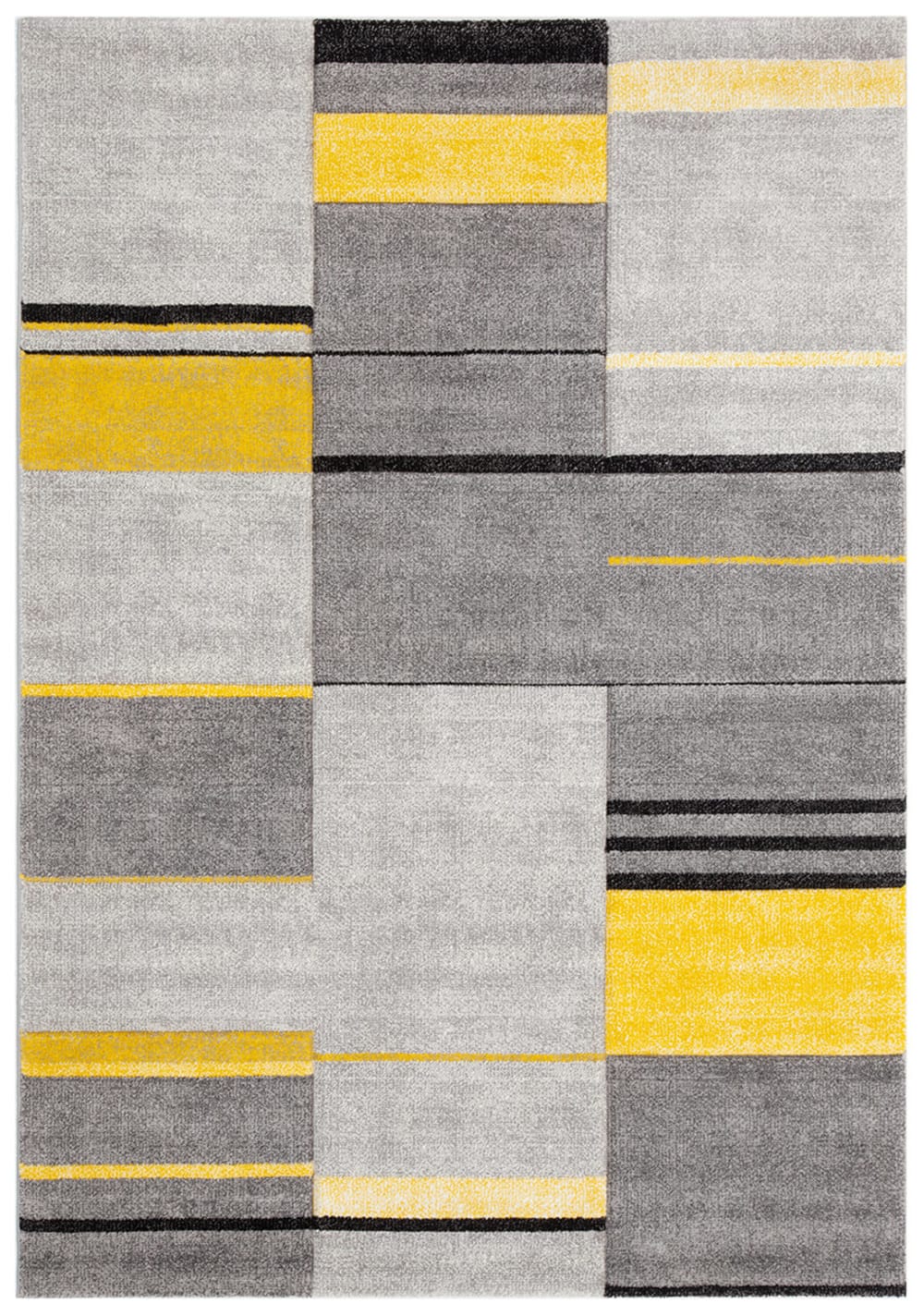 Carpet Living Teppich aus Stoff, 200x300cm, gelb Braun Acryl