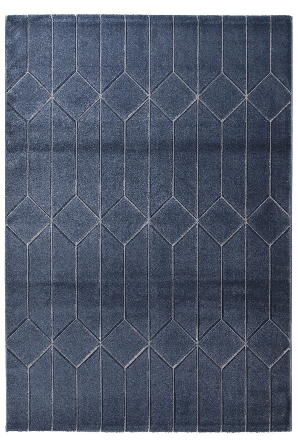 Carpet Living Teppich aus Stoff, 160x230cm, blau - Acryl