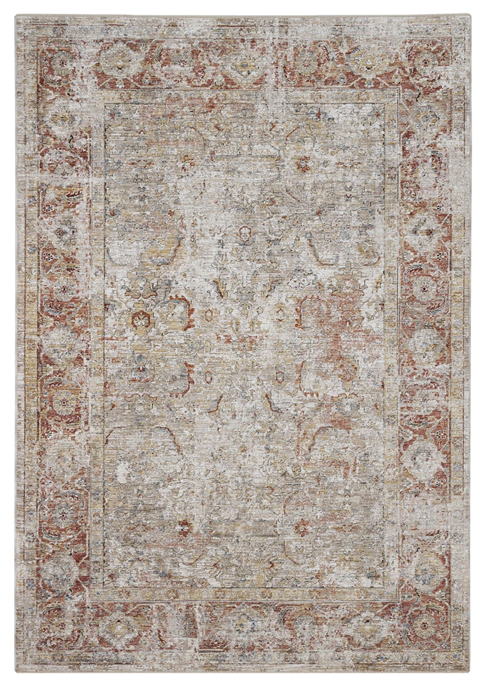 Carpet Living Teppich aus Stoff, 133x190cm, rot style modern - Pes - Polyester