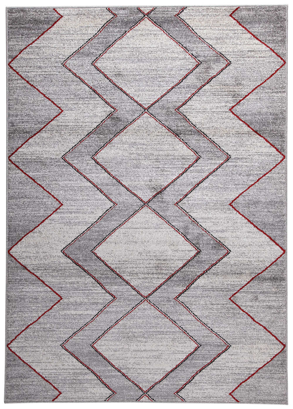 Carpet Living Teppich aus Stoff, 160x230cm, grau - Acryl