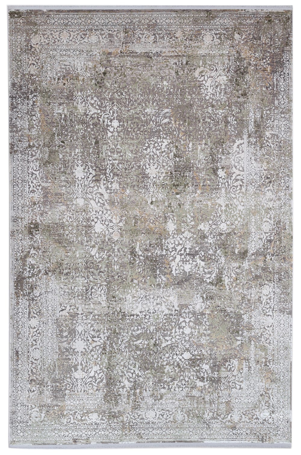 Carpet Living Teppich aus Viskose, 80x150cm, grün - Viskose
