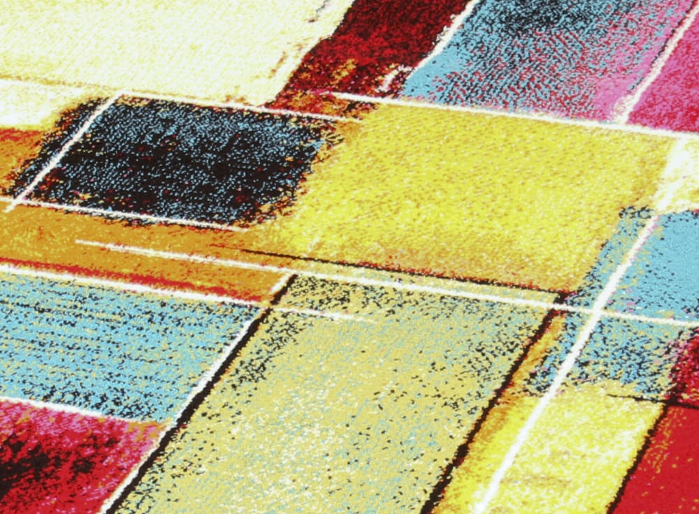 Teppich aus Stoff, 133x190cm, mehrfarbig - Maisons Du Monde