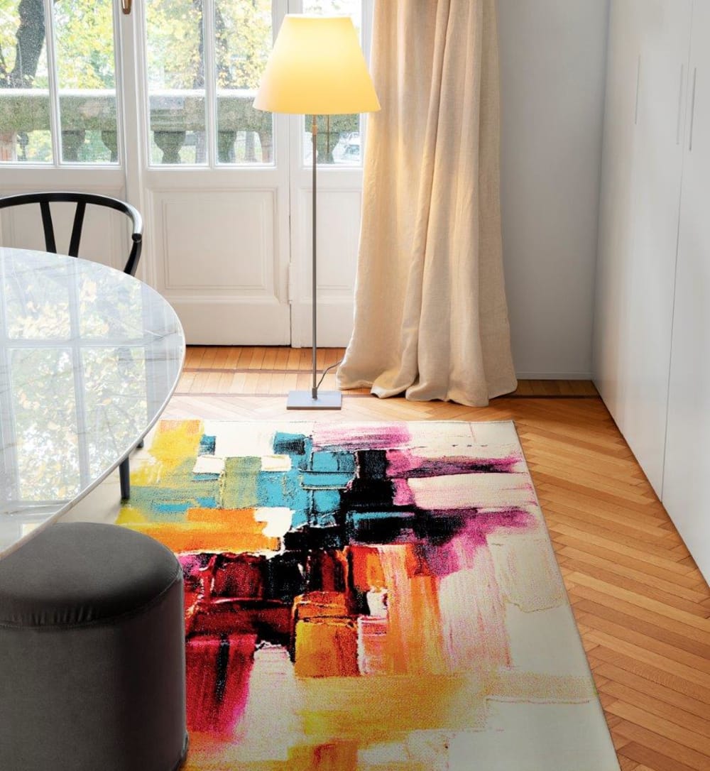 Teppich aus Stoff, 200x290cm, mehrfarbig - Maisons Du Monde
