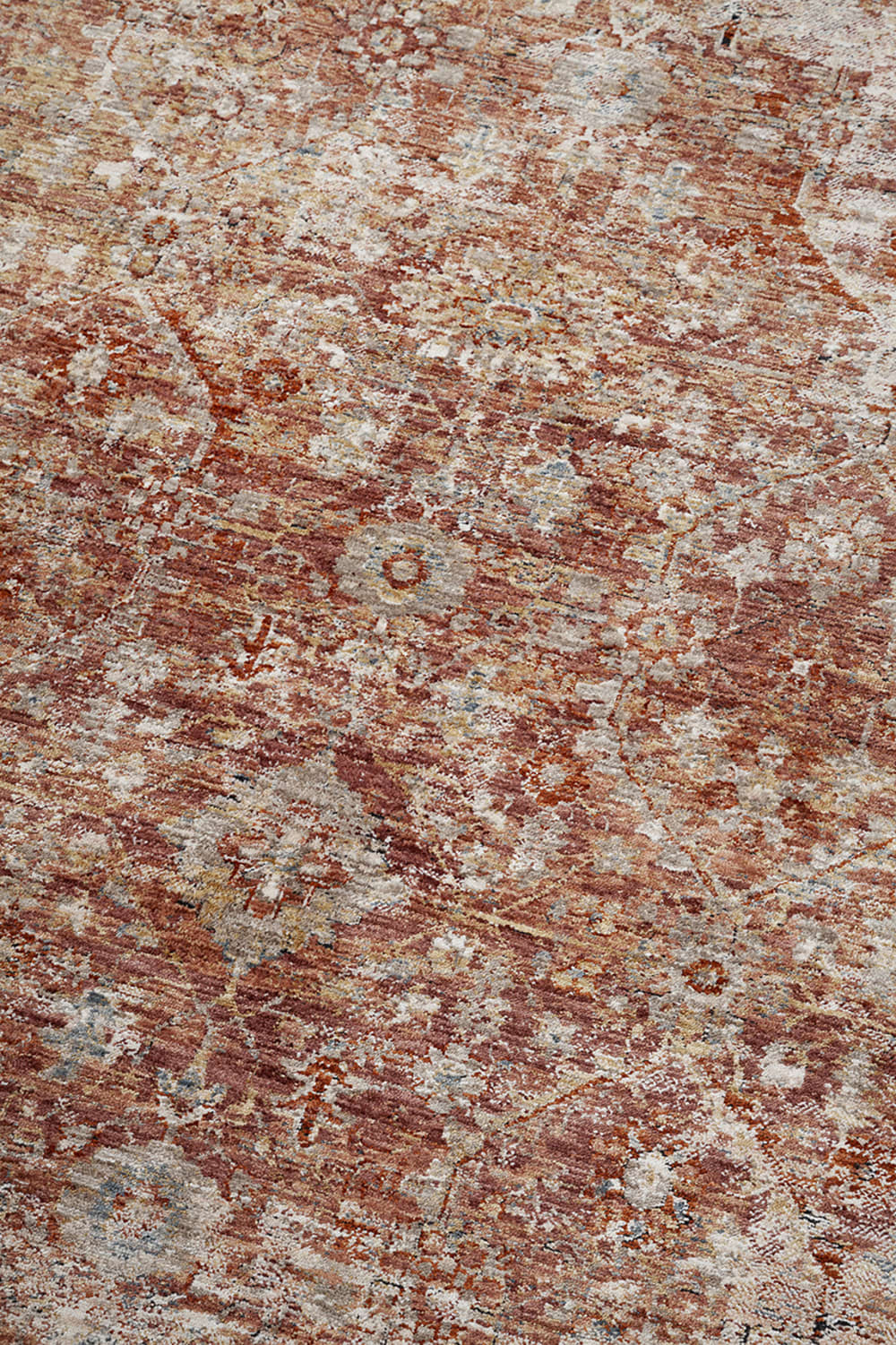 Teppich aus Stoff, 160x230cm, rot - Maisons Du Monde