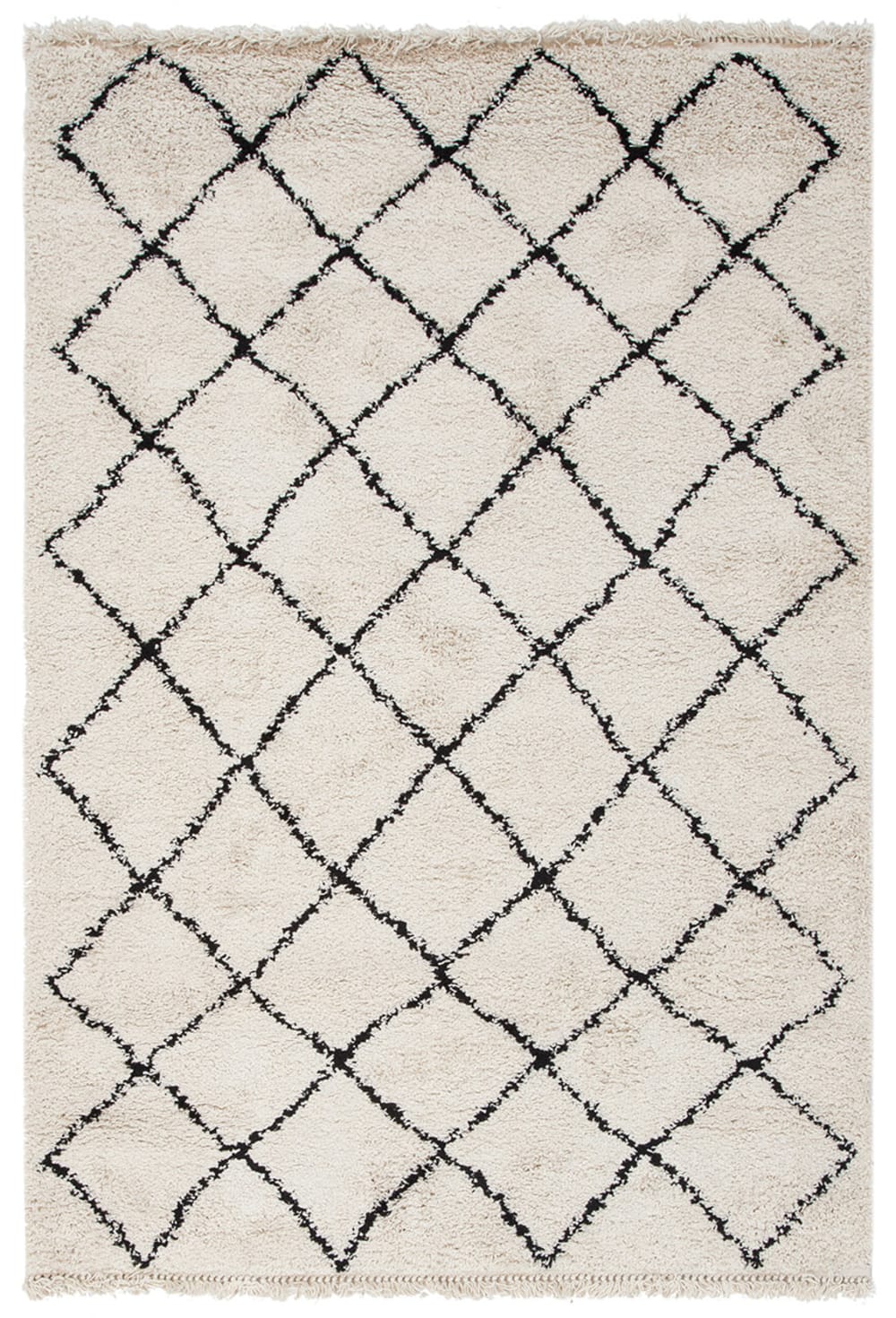 Carpet Living Teppich aus Stoff, 160x230cm, weiss Weiß Acryl
