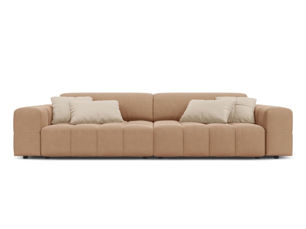 CXL by Christian Lacroix 4-Sitzer Sofa aus Samt, dunkelbeige - Samt