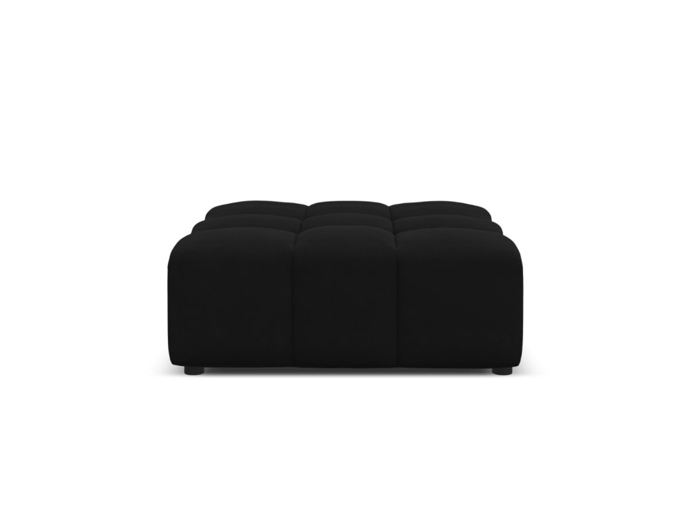 pouf en tissu velours