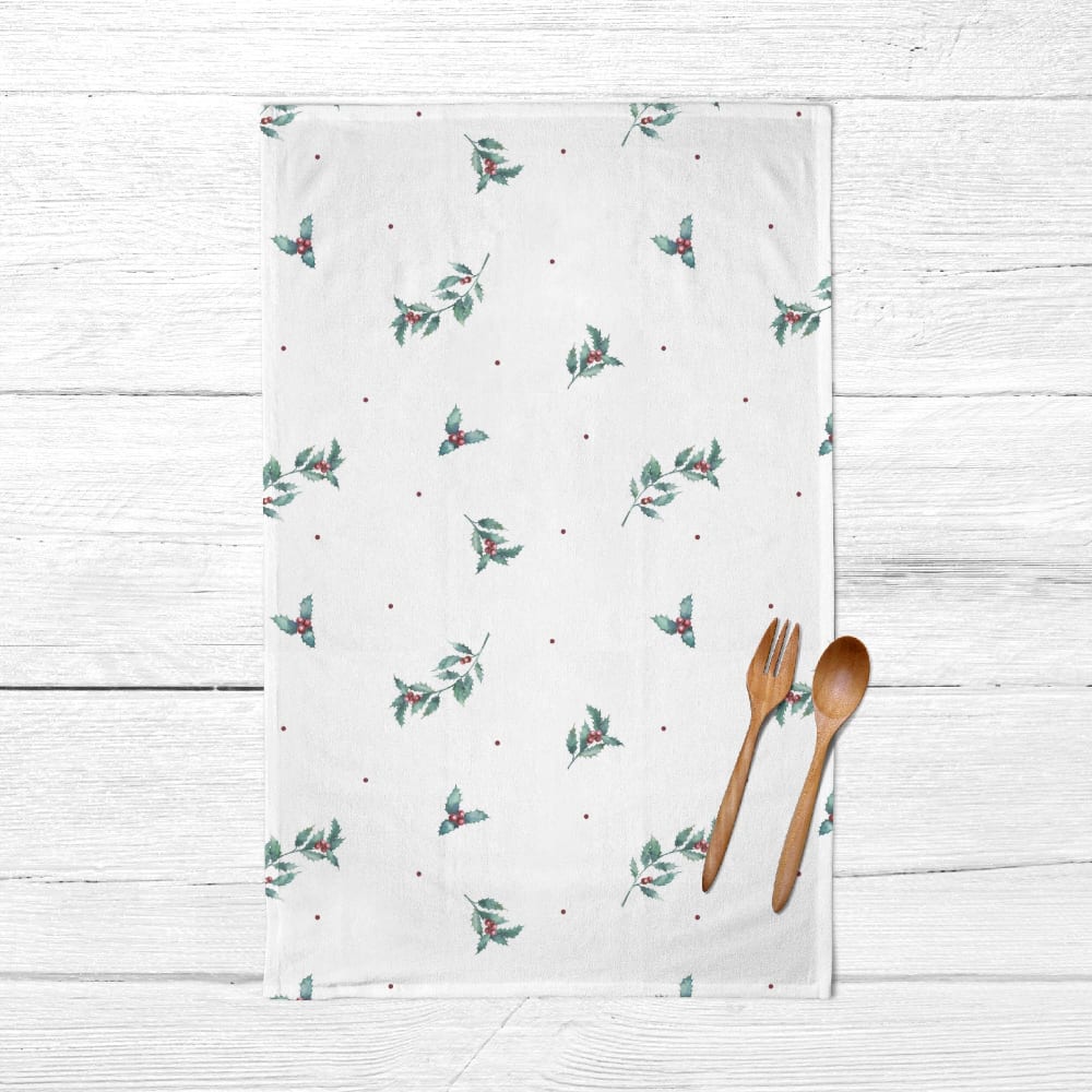 Pack 2 unidades paño de cocina navidad 100% algodón - 45x70 cm