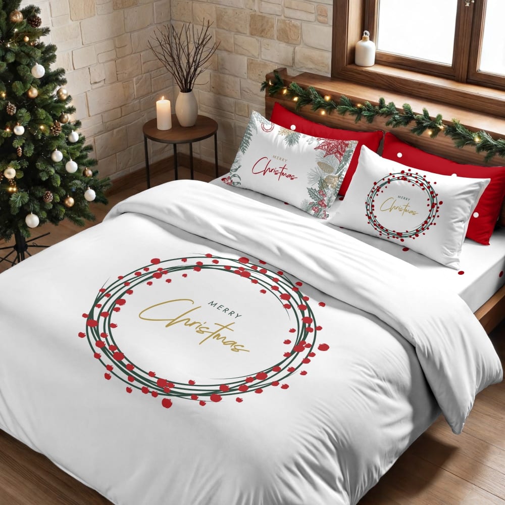 Funda nórdica navidad poliéster multicolor 150 (240x220 cm)