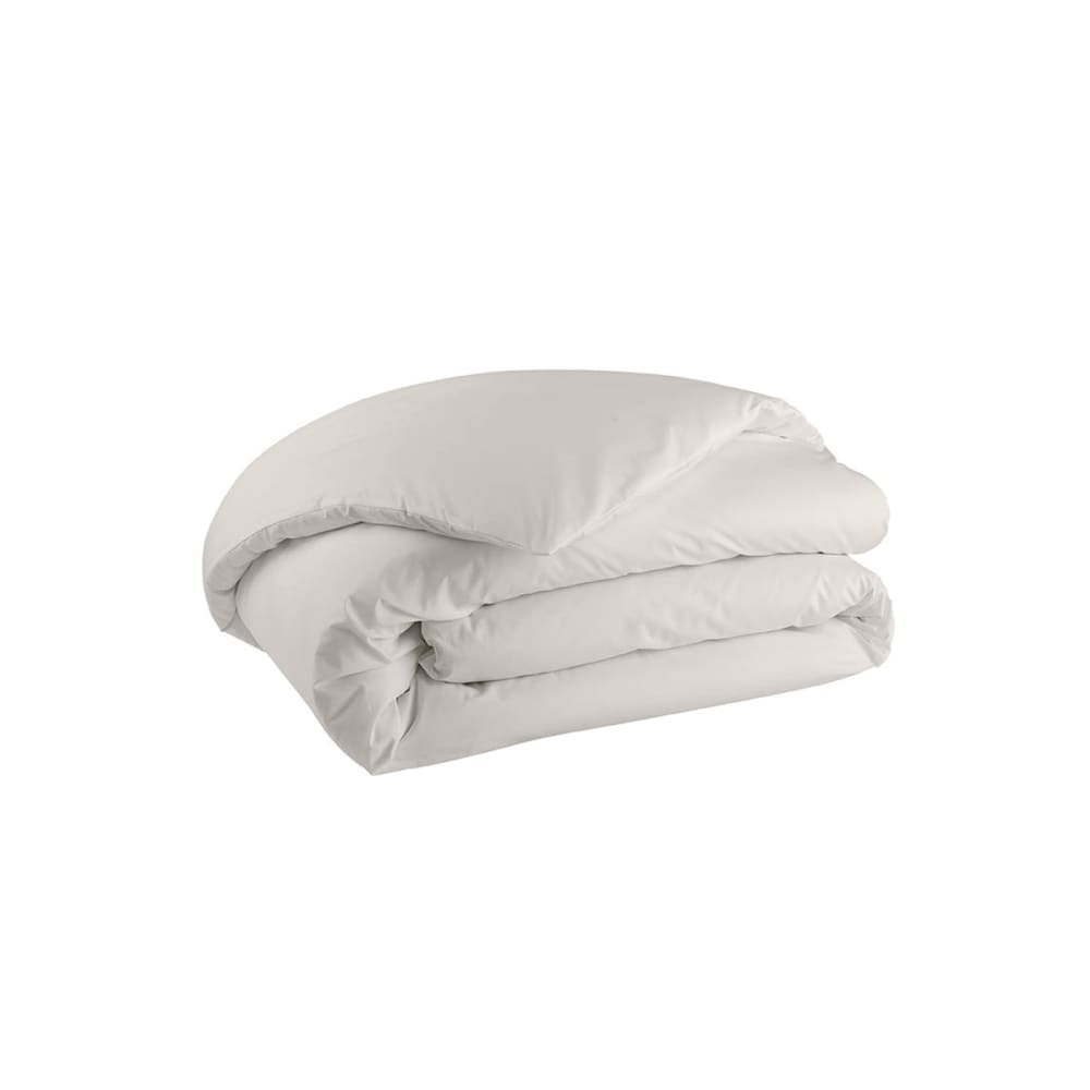 Parure de lit en percale de coton gris perle 260x240 — vue 3