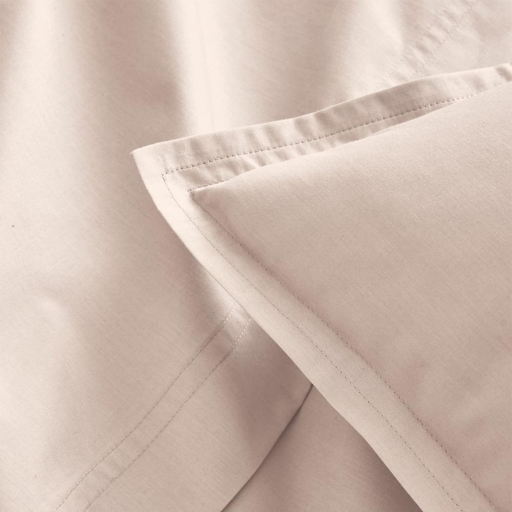Parure de lit en percale de coton rose lingerie 200x200 — vue 4