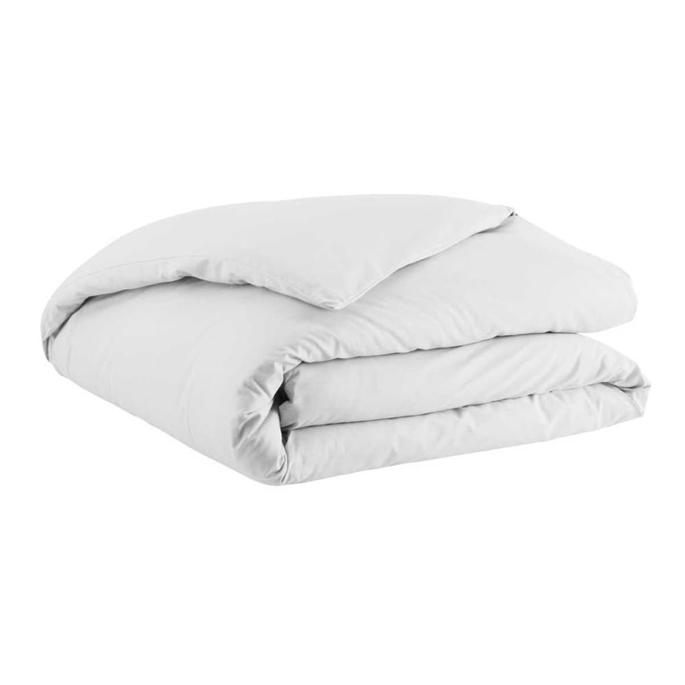 Parure de lit en coton blanc 240x220 Made in France - Maisons du Monde