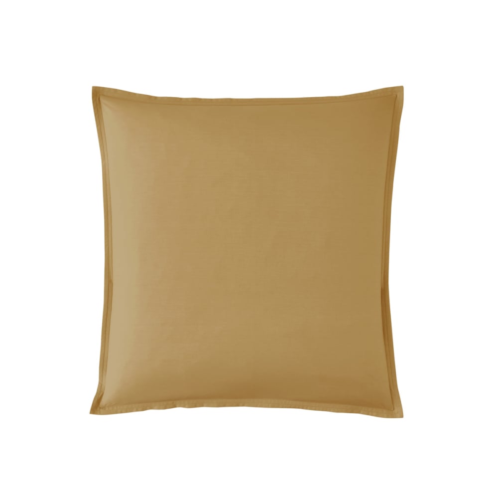 Taie d'oreiller en percale de coton sahara 65x65